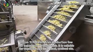 frozen french fries making machine | potato processing machine | french fries processing machine