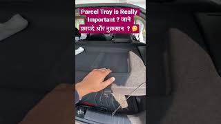 Kia Sonet या किसी Car में जाने Parcel Tray के फ़ायदे और नुक़सान? #shorts #kiasonet_shorts #kiacarens