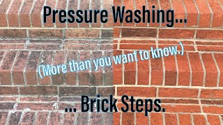 More than you ever wanted to know about pressure washing brick steps