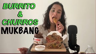 ASMR ITA | BURRITO & CHURROS MUKBANG 🌯  😋