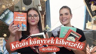 Közös könyvek kibeszélő Ancsival 📚 // Az első év