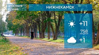 Прогноз погоды в Нижнекамске на 15-е октября 2024 года