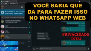 Dicas Incríveis Que Você Precisa Saber Sobre o WHATSAPP WEB