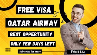 Free visa offer for qatar airway || need staff for Qatar airway