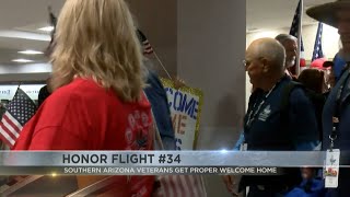 20 veterans from Southern Arizona get proper 'welcome back home' after Honor Flight 34