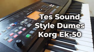 Tes Style Premium Korg Ek-50 Dumes