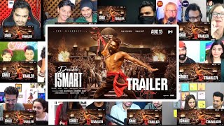 Double ISMART Trailer reaction mashup #rampothineni