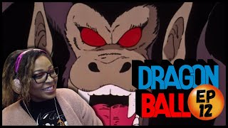 GREAT APE GOKU HAS ARRIVED! DBZ FAN REACTS TO DRAGON BALL EPISODE 12 || FIRST TIME WATCHING!