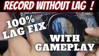 Screen Recording Lag Fix | How To Fix Lag While Recording Pubg | Best Screen Recorder | Pubg 1.4