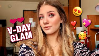 VALENTINE'S DAY MAKEUP!! | Allyssa Marie