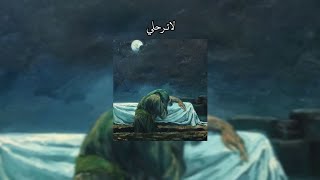 لاتـرحلي - مسرعة || عباس عجيد العامري