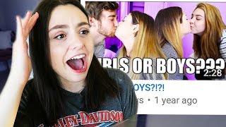 REACTING TO MY OLD GAY VIDEOS!! (sos i'm cringing)