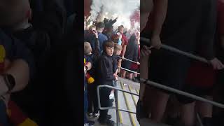 Motherwell FC Block E 5 years fans v Livingston 4th May 2024