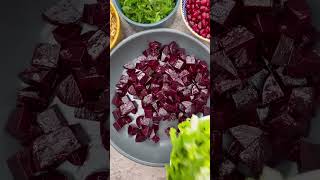 Beetroot and walnut salad