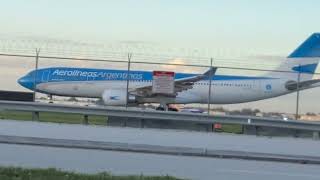 Aerolinas Argentinas - A330 Take off Miami Airport