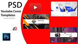 Professional YouTube Cover Templates In PSD Files |Aneela Graphics|