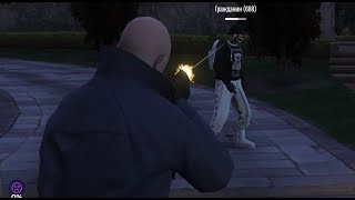 Тест новых пушек на респе мафии в GTA 5 RP