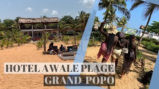 HOTEL AWALE PLAGE - VILLAGE VACANCES / GRAND - POPO, BENIN / BENIN TOUR!!!