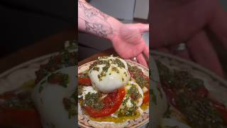 TOMATE MOZZA CHIMICHURRI BASILIC 🌿 🍅 Part 2 #burrata #recette #recettefacile #mozza #tomate