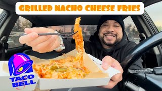 NEW TACO BELL GRILLED NACHO CHEESE FRIES REVIEW | BALLIN’ ON A BUDGET!!