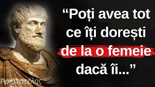 Lecțiile de viață ale lui ARISTOTEL pe care mai bine le cunosti pentru a nu regreta