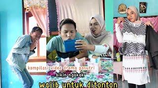 kumpulan video drama pasangan suami-istri bikin ngakak || SUMPAH NYESEL KALAU GAK NONTON