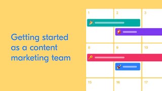 Webinar: Getting started as a content marketing team