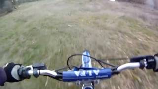 Moto trial ride gopro.