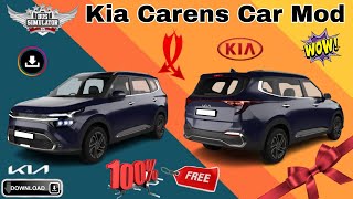 New Kia Carens Car Mod For Bus Simulator Indonesia || 💯 % Free Mod || #bussid #bussidmods #mods #mod