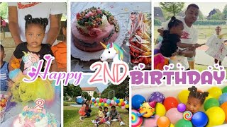 ZELSEY'S 2ND BIRTHDAY PARTY | DIY UNICORN THEME PARTY