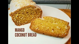 MANGO COCONUT BREAD WITH LIME FROSTING (VEGAN) - CookingwithKarma