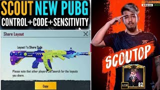 [NEW] Scout Control Code And Sensitivity Code 2021 | Scout New BGMI Sensitivity | Dark Gaming | BGMI