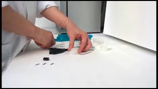 How to fixate samples for the cold mounting process