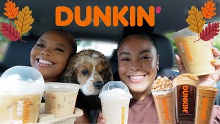 Vlogtober: Trying Dunkin Fall Drinks & JUCIY Girl Talk With @NaturallySunny ❤️