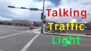 MUST WATCH: Talking Traffic Light @ 15th St  & Central Avenue in Los Alamos, NM