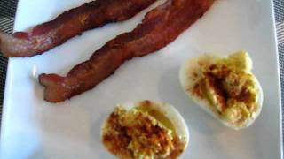 Atkins Induction Breakfast & Diet Update - Day 12 - Deviled Eggs & Bacon