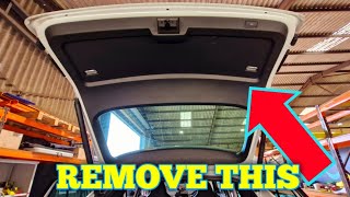 Skoda, Seat, vw , Audi boot or tailgate trim removal guide