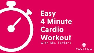 Easy 4 Minute Cardio Workout