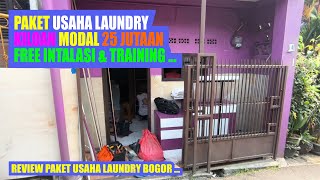 Free Instalasi dan Training Paket Usaha Laundry Kiloan Bogor 25 jutaan