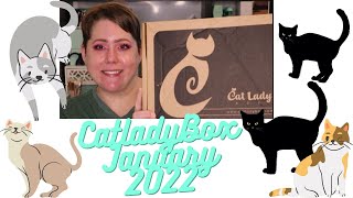 CrazyCatLadyBox January 2022 unboxing