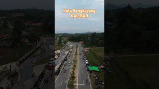 Suasana Kota Bengkayang dari Udara