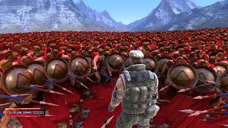 CHUCK NORRIS vs 11.000 SPARTANS - Ultimate Epic Battle Simulator