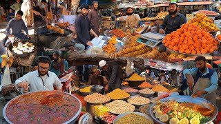 Happy Eid Mubarak | Street food in Eid | Busy bazaar in Eid in Afghanistan | Shopping for eid