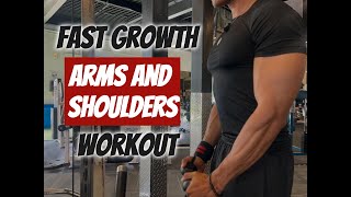 FAST GROWTH! Arms and Shoulders Workout!