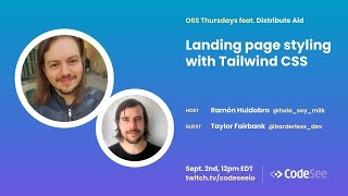 Landing page styling with Tailwind CSS and CodeSee Maps reveal