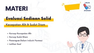 Cara Menghitung Kecepatan Alir dan Sudut Diam Granul