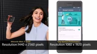 Motorola Moto Z Droid vs Sony Xperia X Performance