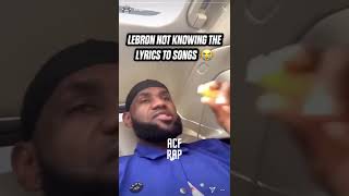 Someone Needs To Teach Lebron The Lyrics😭😭!! #lebronjames