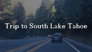 Trip to South Lake Tahoe(Part 1)|Look and Enjoy the Spectacular Scenic Drive in Winter at Lake Tahoe