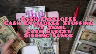 Cash Envelope Stuffing | April #4| Sinking Funds | Cash Budget | Savings Binder